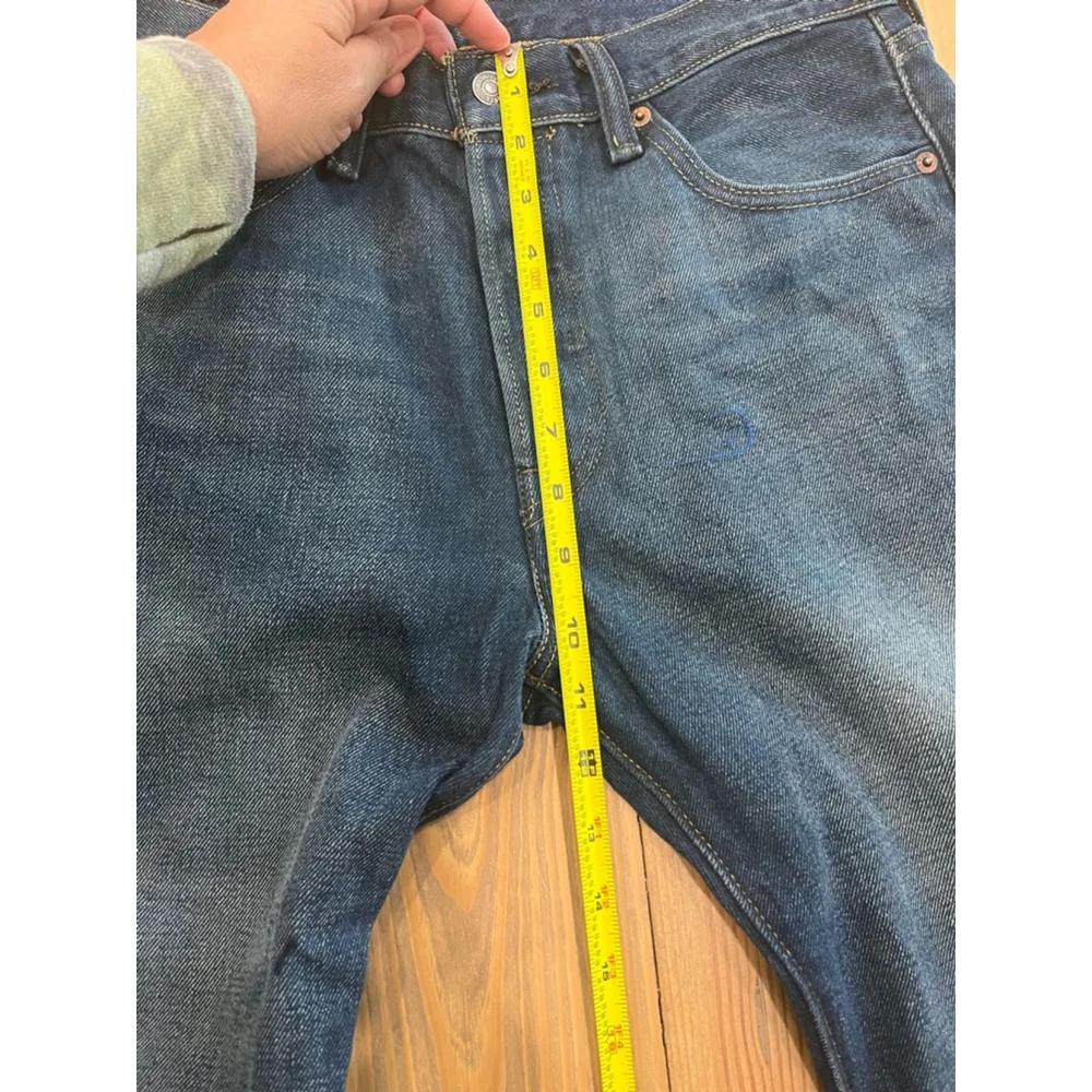 Men's Levi's 501‎ Jeans Size 30 Blue Denim, Inseam 27, 11 rise